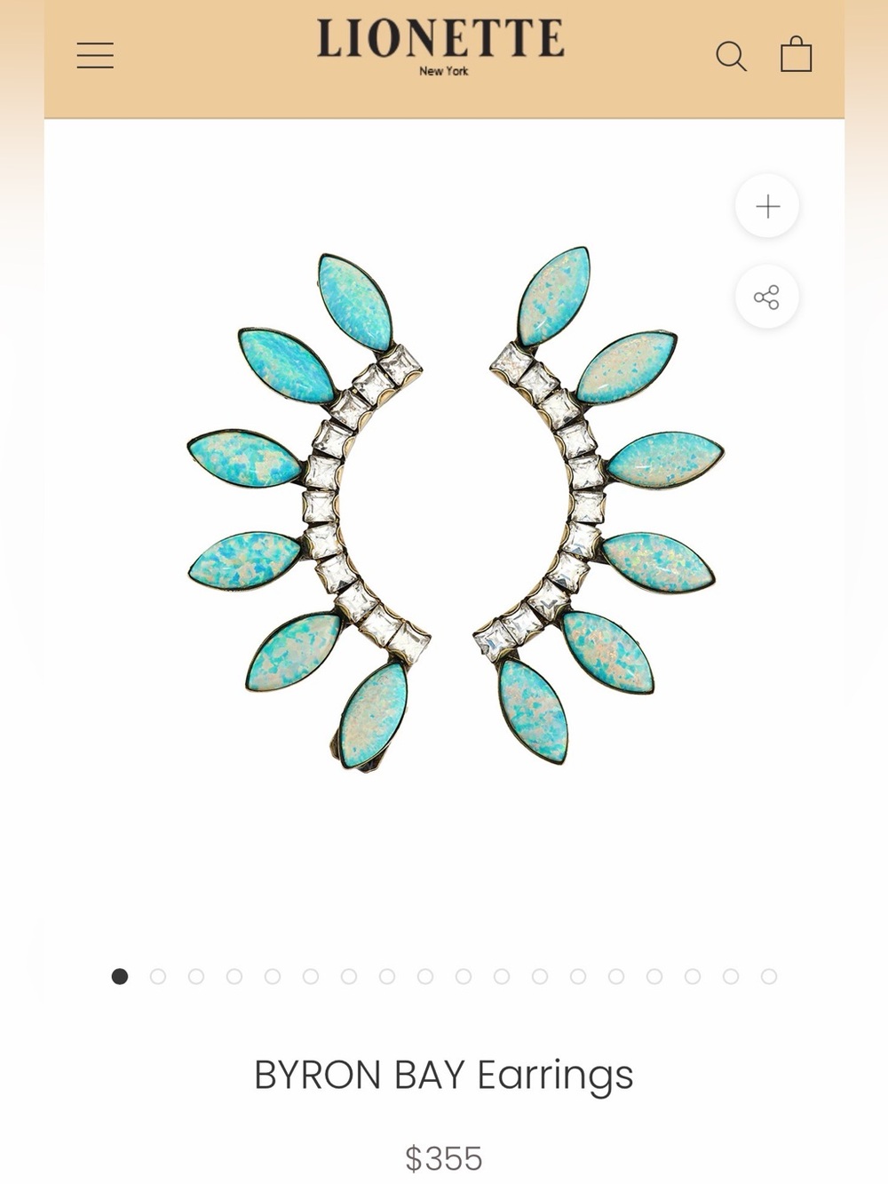 Lionette NY Statement Earrings - Picture 3 of 4